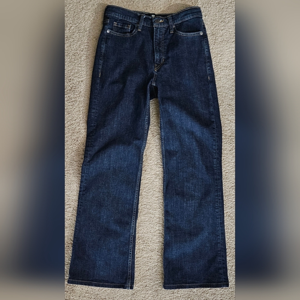 Banana Republic Women's Dark Blue Flare Jeans